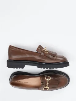 Andrea Puccini – Loafer aus Kalbleder in Braun