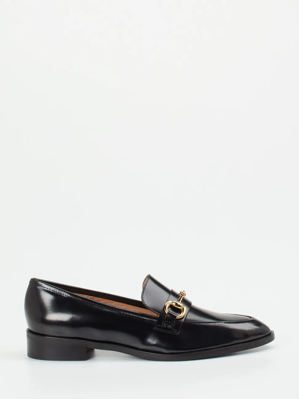 Andrea Puccini – Loafer aus Hochglanzleder Schwarz