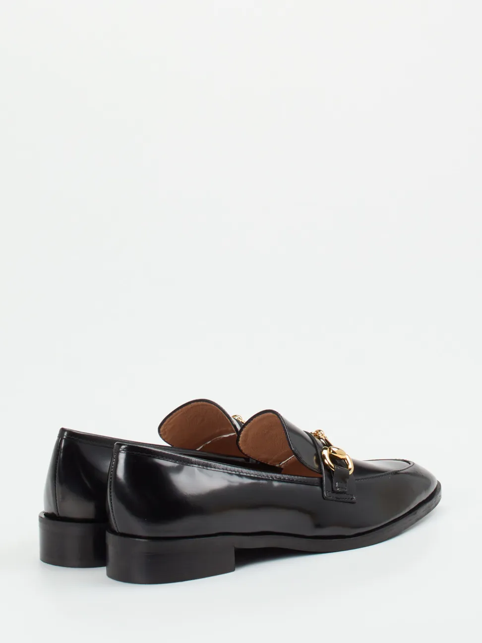 Andrea Puccini – Loafer aus Hochglanzleder Schwarz