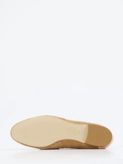 Andrea Puccini – Loafer aus Veloursleder Sandbeige