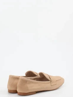Andrea Puccini – Loafer aus Veloursleder beige