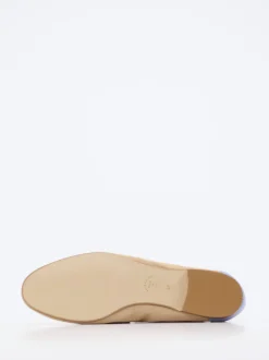 Andrea Puccini – Loafer aus Veloursleder in Beigebraun