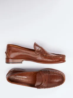 Andrea Puccini – Loafer aus Kalbleder braun