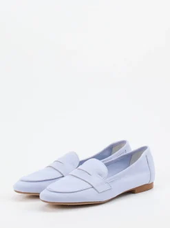 Andrea Puccini – Loafer aus Veloursleder Pastellflieder