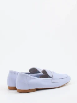 Andrea Puccini – Loafer aus Veloursleder Pastellflieder
