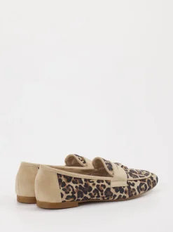 Andrea Puccini – Loafer aus Kalbleder mit Leomuster