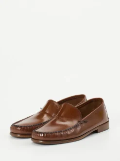 Andrea Puccini – Loafer aus Büffelleder cognacbraun