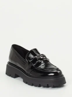 Andrea Puccini – Loafer aus Lackleder Schwarz