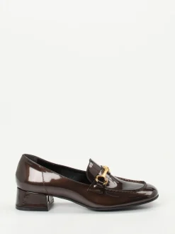 Andrea Puccini – Loafer aus Lackleder Dunkelbraun