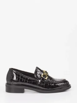 Andrea Puccini – Loafer aus Lackleder Schwarz