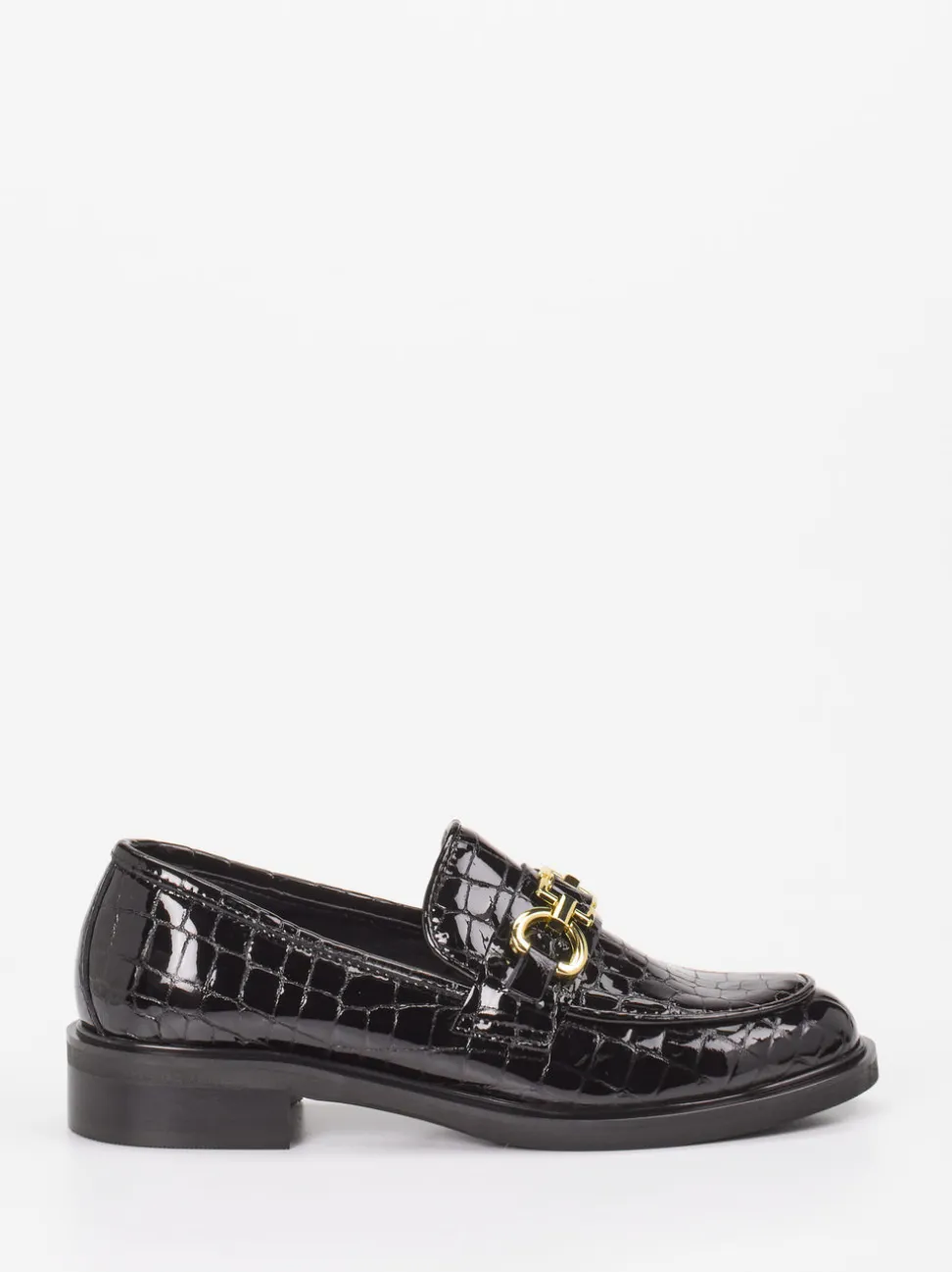 Andrea Puccini – Loafer aus Lackleder Schwarz