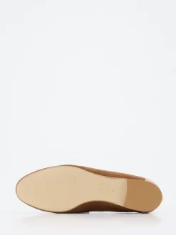 Andrea Puccini – Loafer aus Veloursleder Cognac