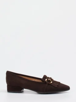 Andrea Puccini – Loafer aus Veloursleder Dunkelbraun