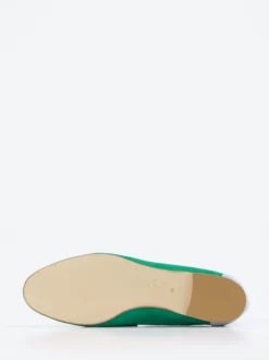 Andrea Puccini – Loafer aus Veloursleder Smaragdgrün