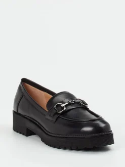 Andrea Puccini – Loafer aus Kalbleder Schwarz