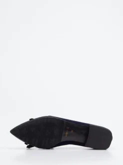 Andrea Puccini – Loafer aus Veloursleder Dunkelblau