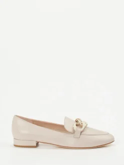 Andrea Puccini – Loafer aus Lammleder in Beige
