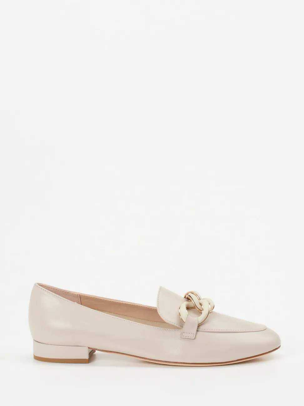 Andrea Puccini – Loafer aus Lammleder in Beige