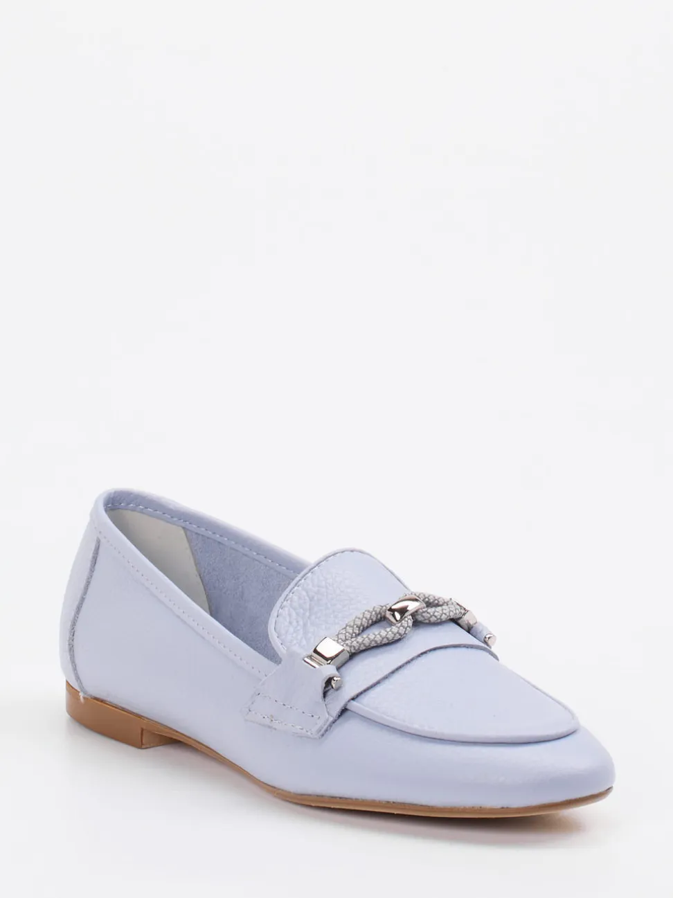 Andrea Puccini – Loafer aus Kalbleder in Pastellflieder