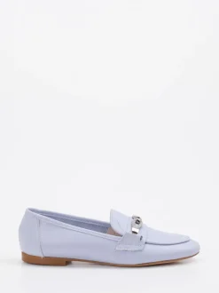 Andrea Puccini – Loafer aus Kalbleder in Pastellflieder