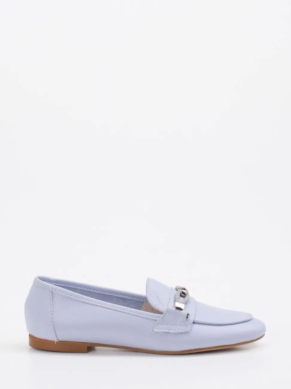 Andrea Puccini – Loafer aus Kalbleder in Pastellflieder