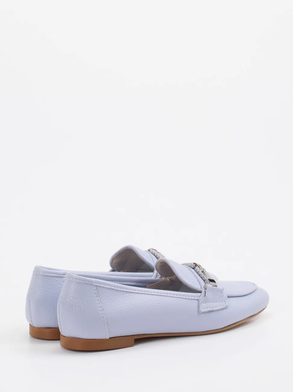 Andrea Puccini – Loafer aus Kalbleder in Pastellflieder