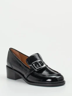 Andrea Puccini – Loafer aus Lackleder Schwarz