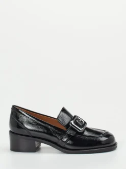 Andrea Puccini – Loafer aus Lackleder Schwarz