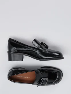Andrea Puccini – Loafer aus Lackleder Schwarz