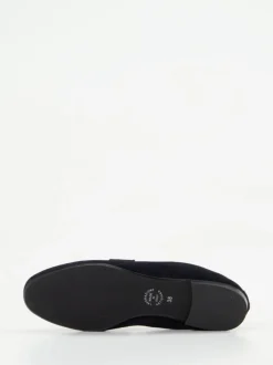 Andrea Puccini – Loafer aus Veloursleder Dunkelblau