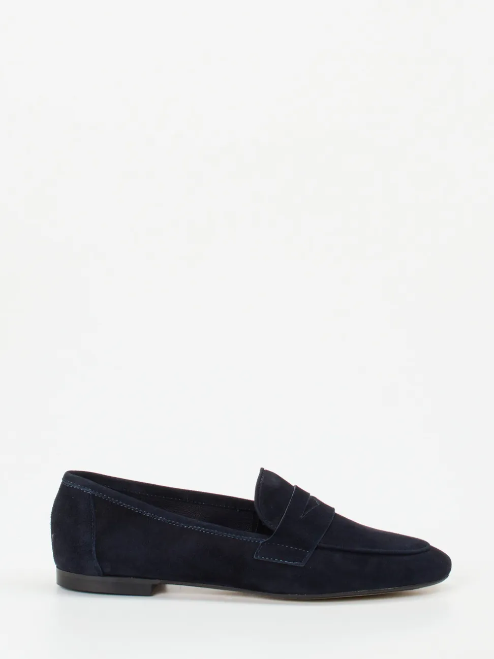 Andrea Puccini – Loafer aus Veloursleder Dunkelblau