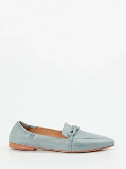Andrea Puccini – Loafer aus Lammleder in Pastellblau