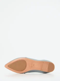 Andrea Puccini – Loafer aus Lammleder in Pastellblau
