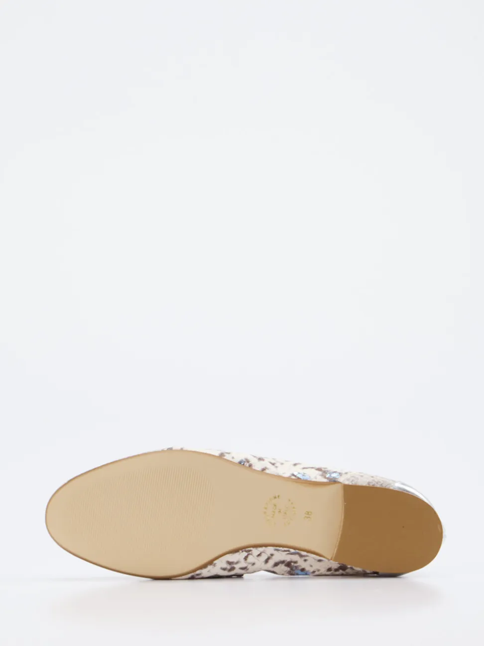 Andrea Puccini – Loafer aus geprägtem Leder beigegrau