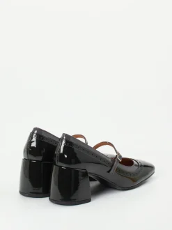 Andrea Puccini – Mary Jane Pumps aus Lackleder Schwarz