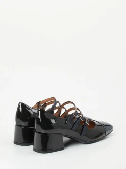 Andrea Puccini – Mary Jane Pumps aus Lackleder schwarz
