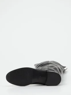 Andrea Puccini – Overknee-Stiefel aus Kalbleder schwarz