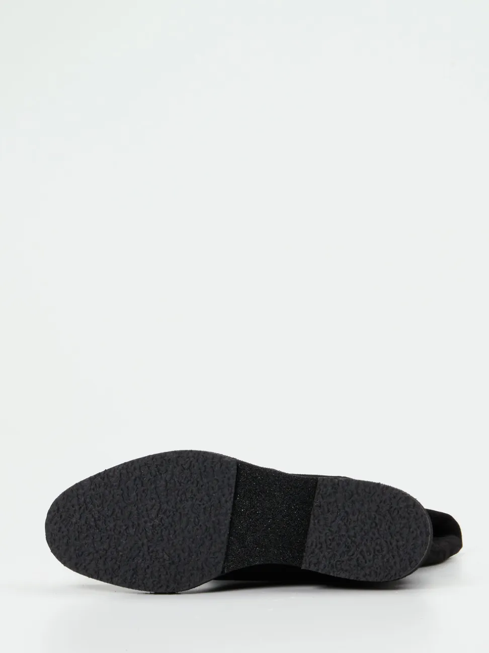 Andrea Puccini – Overkneestiefel aus Veloursleder Schwarz