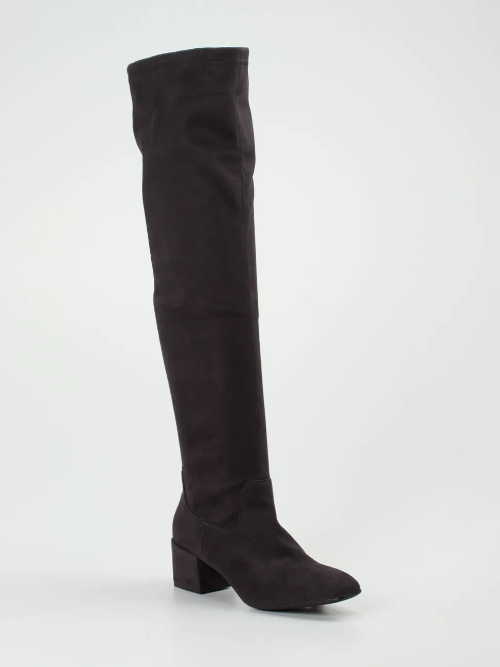 Andrea Puccini – Overknee-Stiefel aus Stretch-Velours