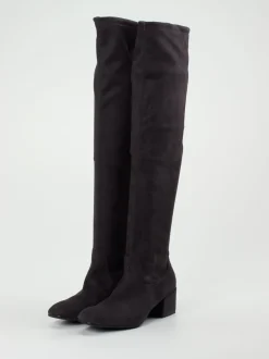 Andrea Puccini – Overknee-Stiefel aus Stretch-Velours