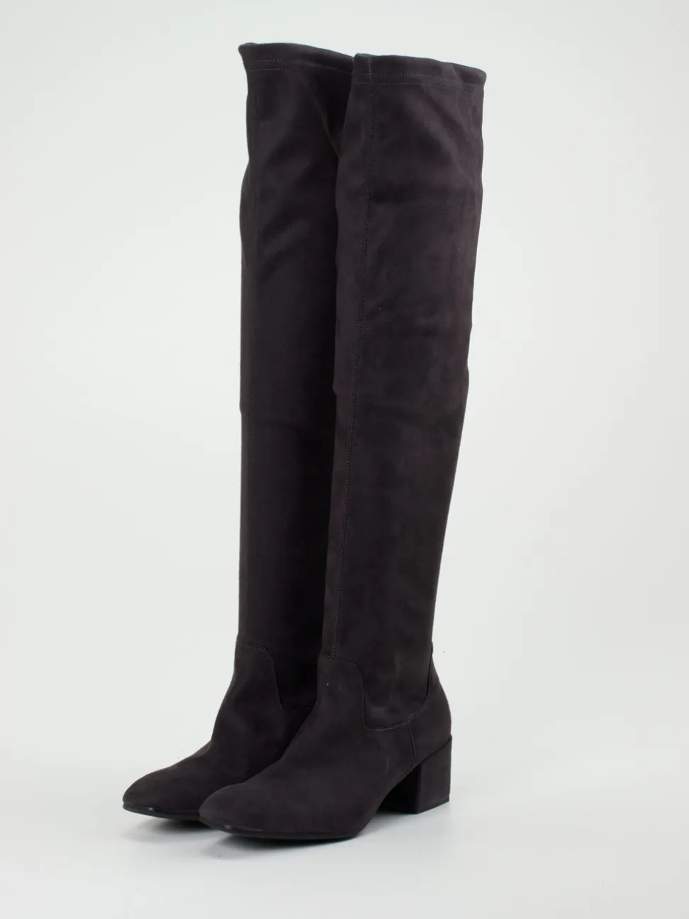 Andrea Puccini – Overknee-Stiefel aus Stretch-Velours