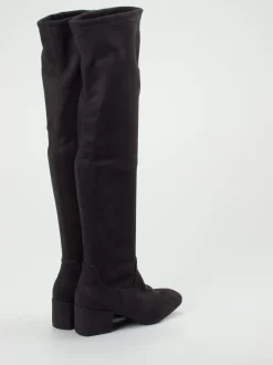 Andrea Puccini – Overknee-Stiefel aus Stretch-Velours