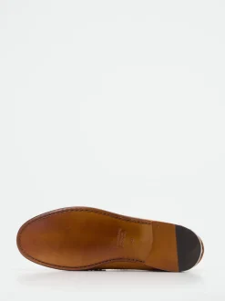 Andrea Puccini – Penny Loafer aus Kalbleder Cognac
