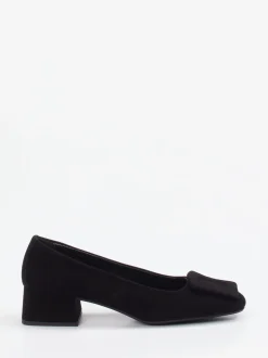 Andrea Puccini – Pumps aus Veloursleder Schwarz