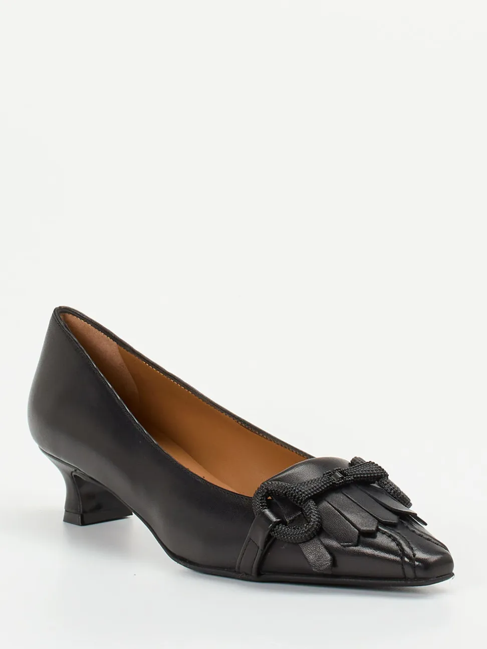 Andrea Puccini – Pumps aus Lammleder schwarz