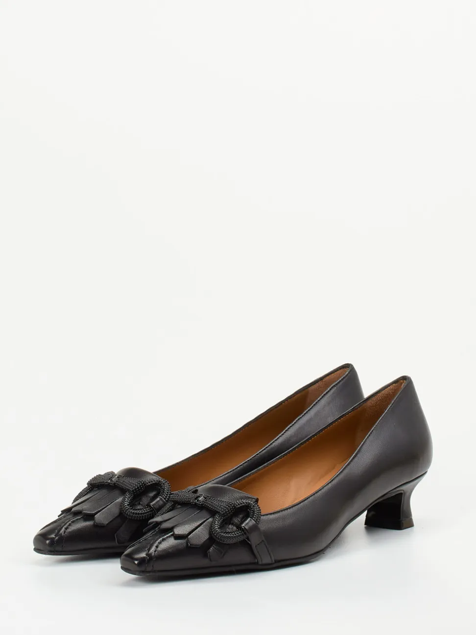 Andrea Puccini – Pumps aus Lammleder schwarz