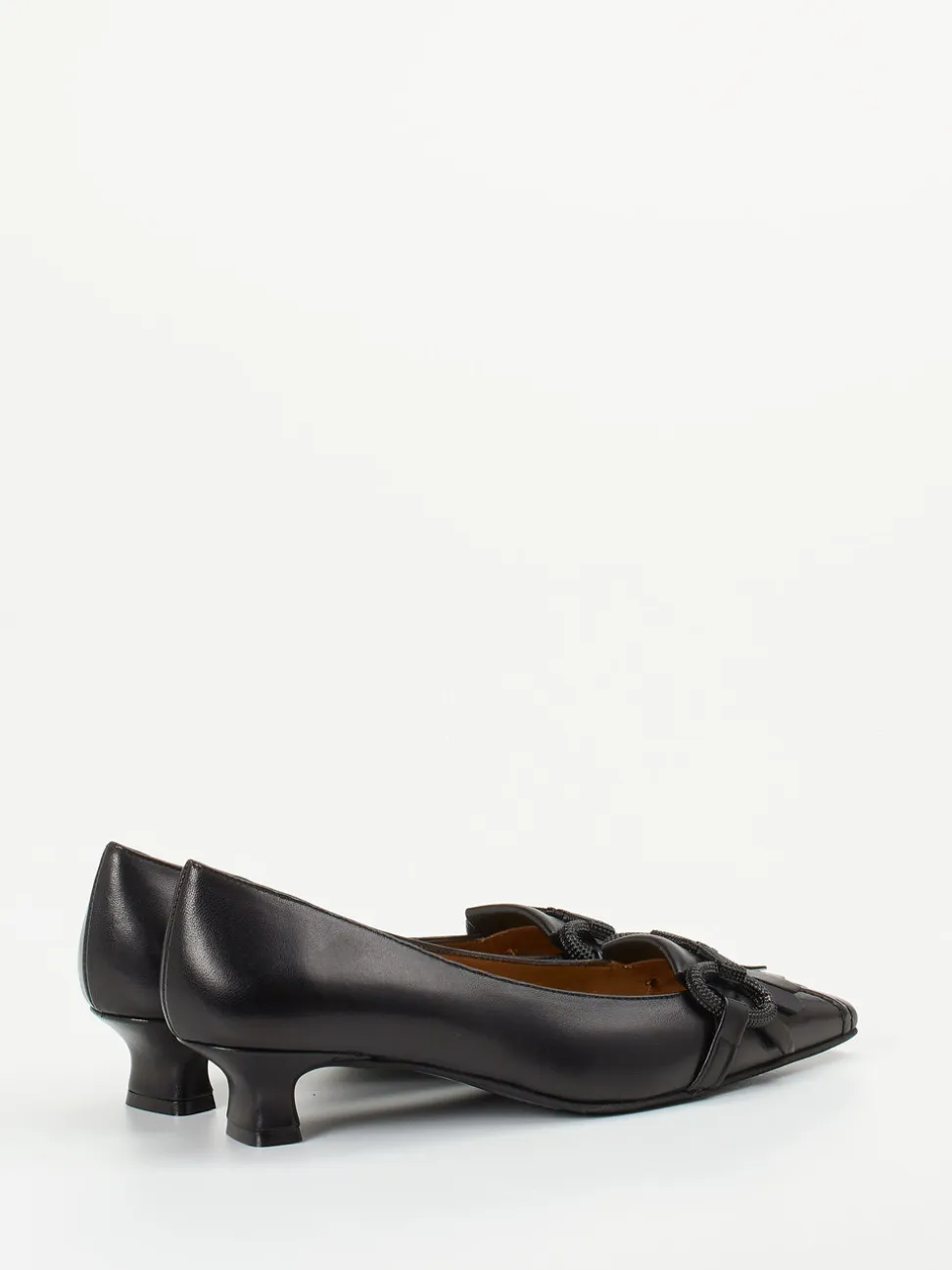 Andrea Puccini – Pumps aus Lammleder schwarz