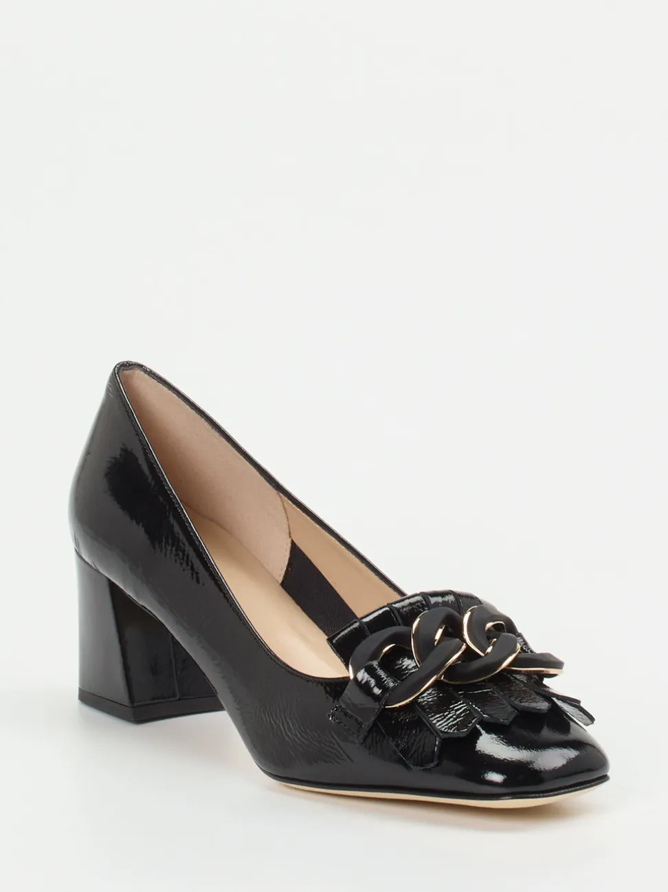 Andrea Puccini – Pumps aus Lackleder Schwarz