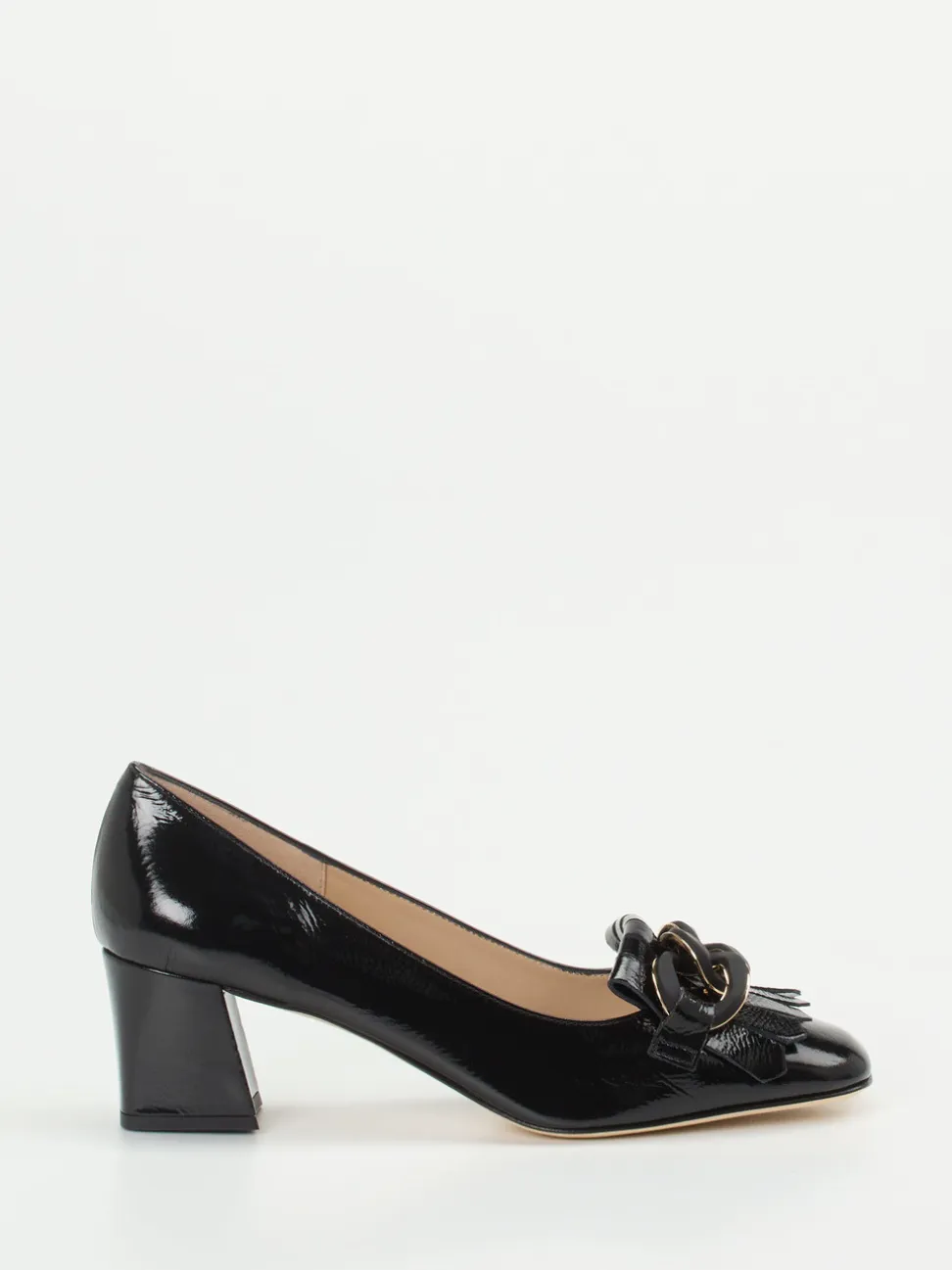 Andrea Puccini – Pumps aus Lackleder Schwarz