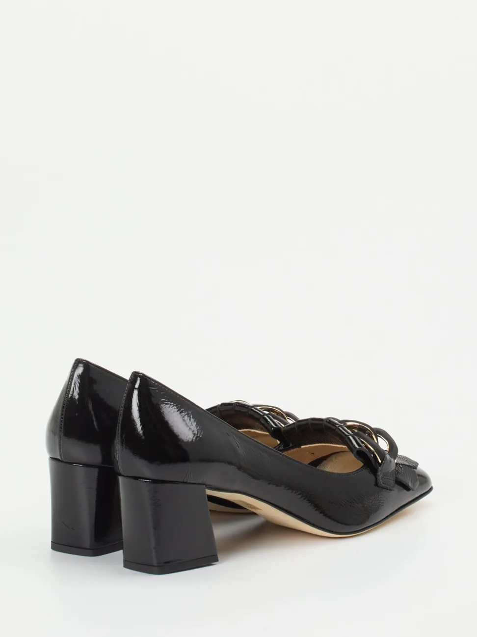 Andrea Puccini – Pumps aus Lackleder Schwarz